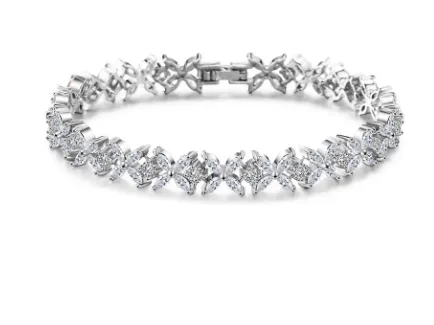 Serafina Floral Bridal Bracelet