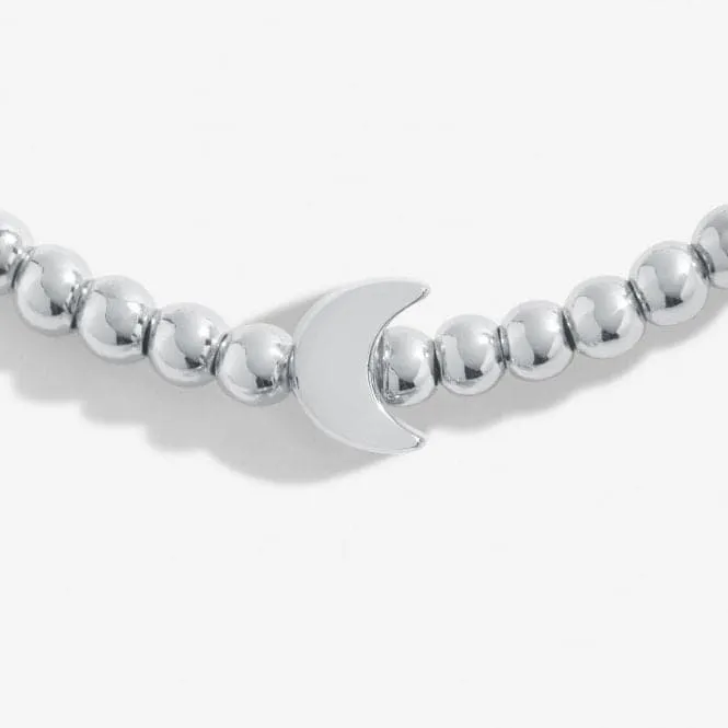 Shoot For the Moon Among the Stars Silver Plated 17.5cm Bracelet 6786