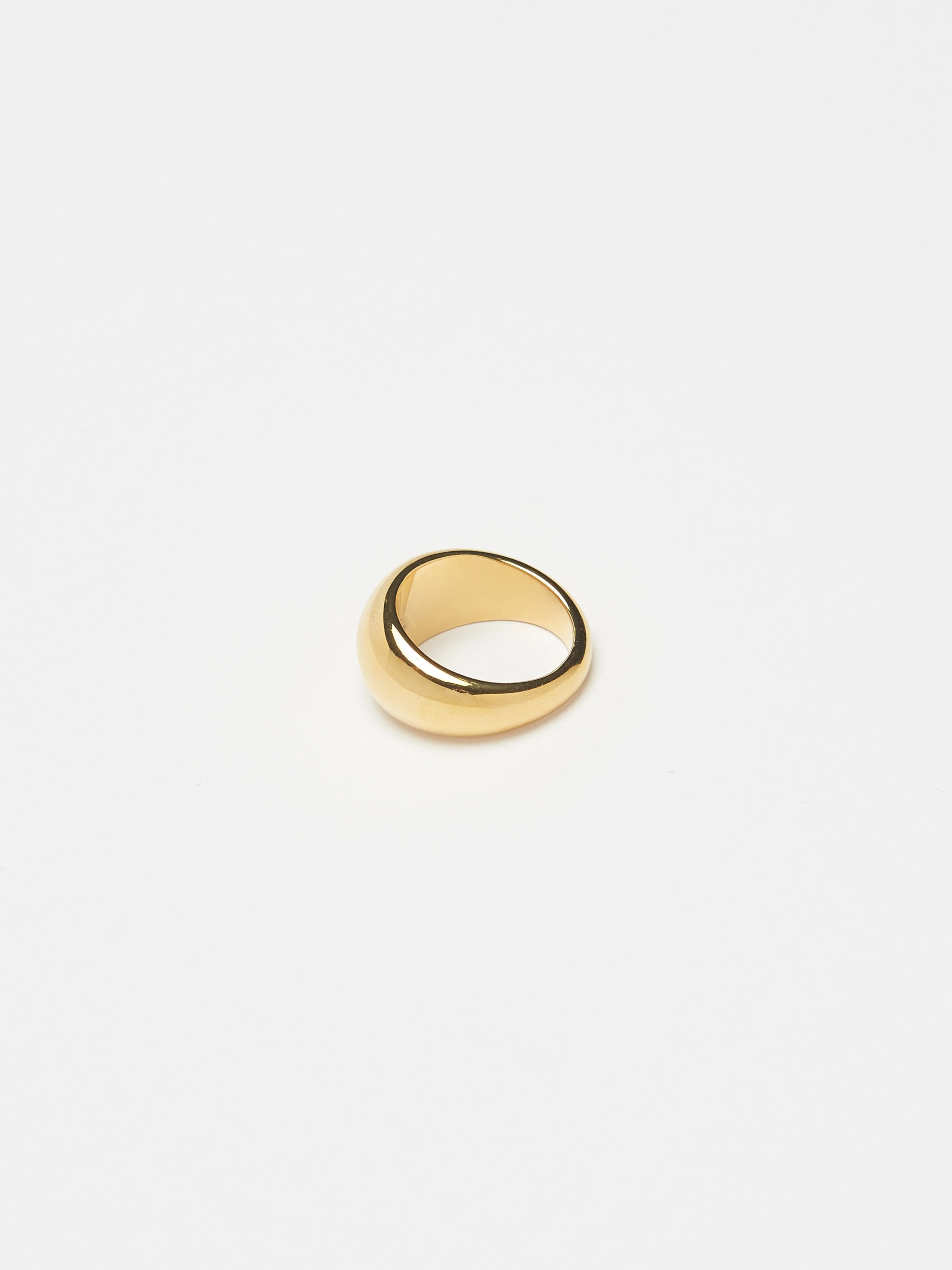 Small Gold Orb Ring