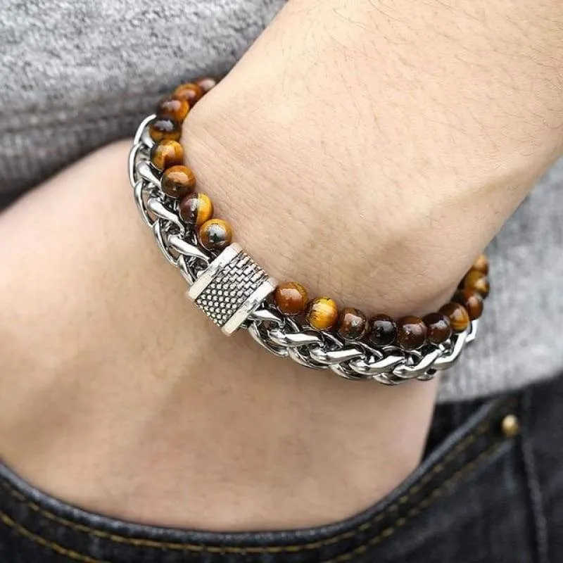 Sons of Odin Beaded Chain Bracelet - 6 Colors