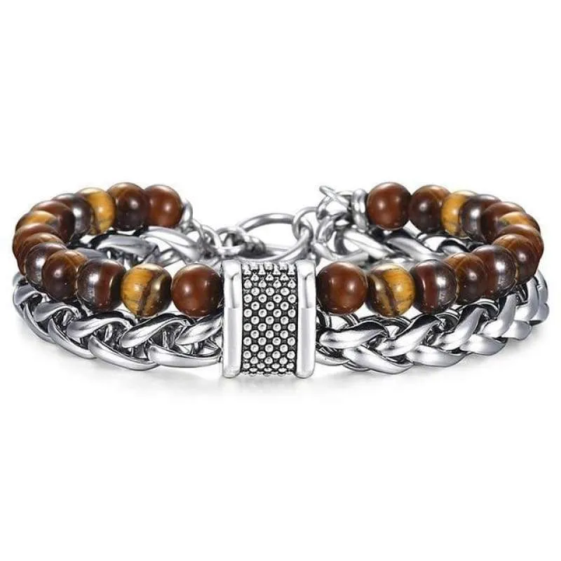 Sons of Odin Beaded Chain Bracelet - 6 Colors