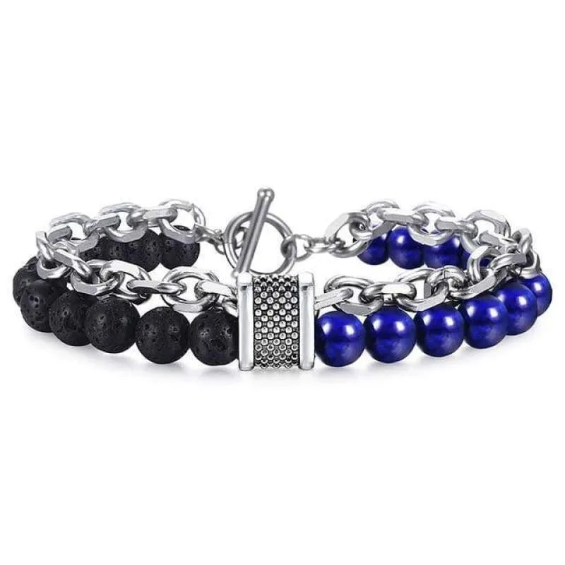 Sons of Odin Beaded Chain Bracelet - 6 Colors