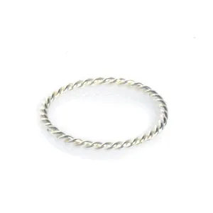 Spiral Silver Ring