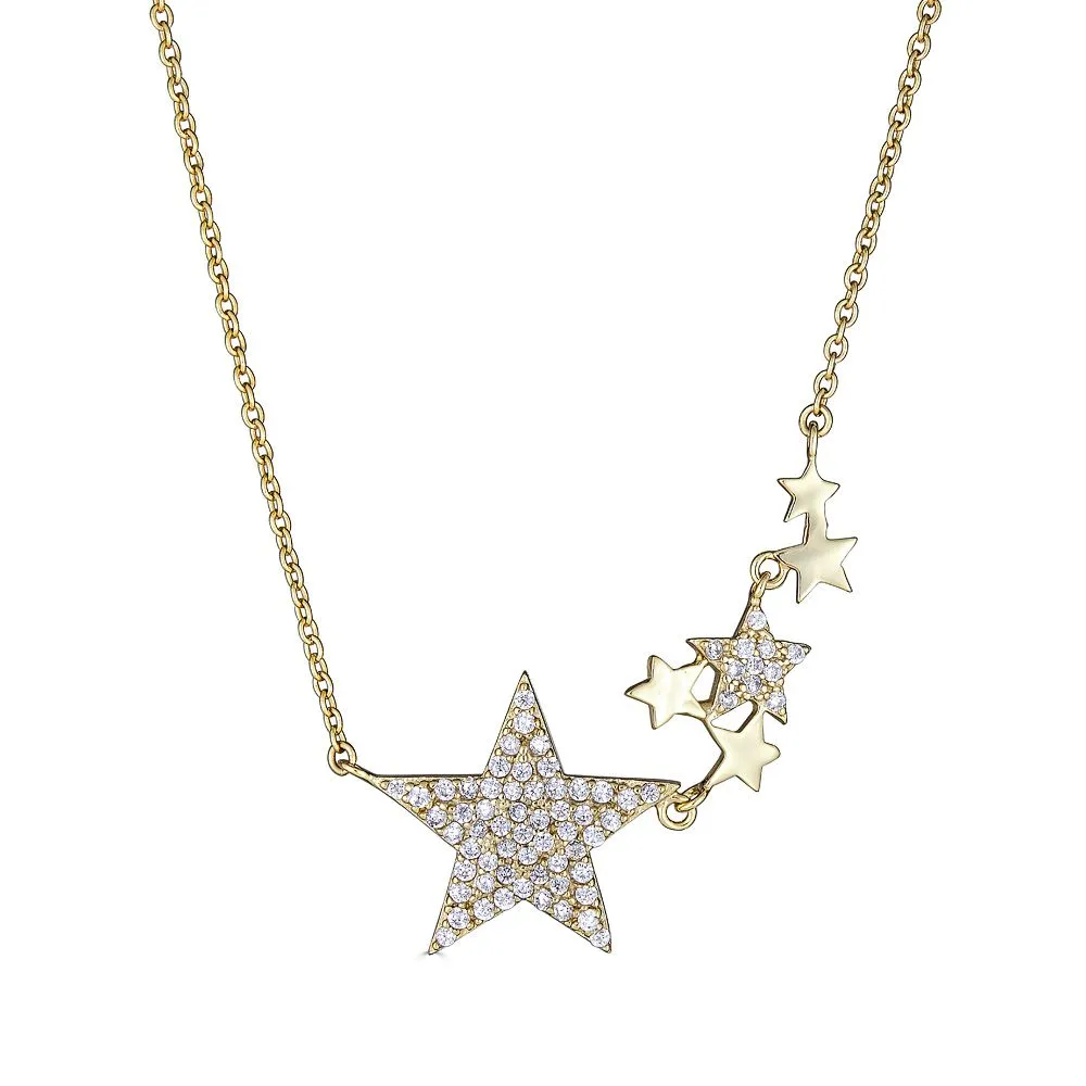 Stephanie Multi Star Necklace