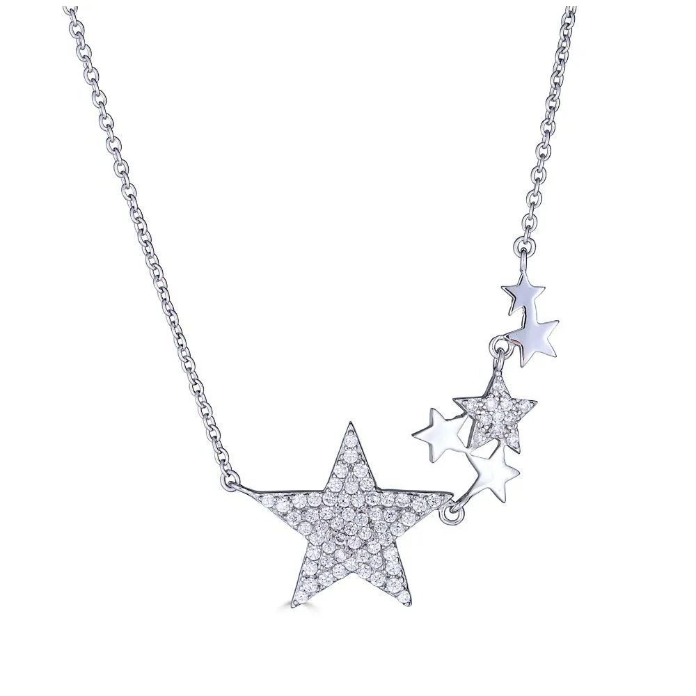 Stephanie Multi Star Necklace