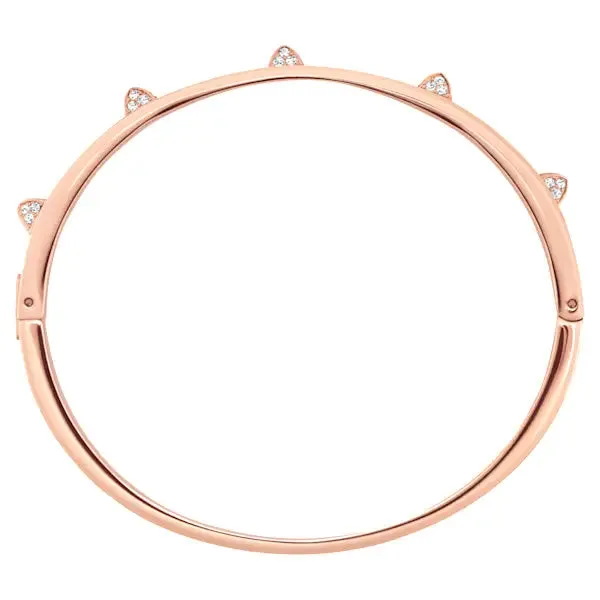 Swarovski Tactic bangle, White, Rose gold-tone plated 5098368 5184528 5098834