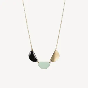 Titlee Gowanus Necklace - Black/Wasabi