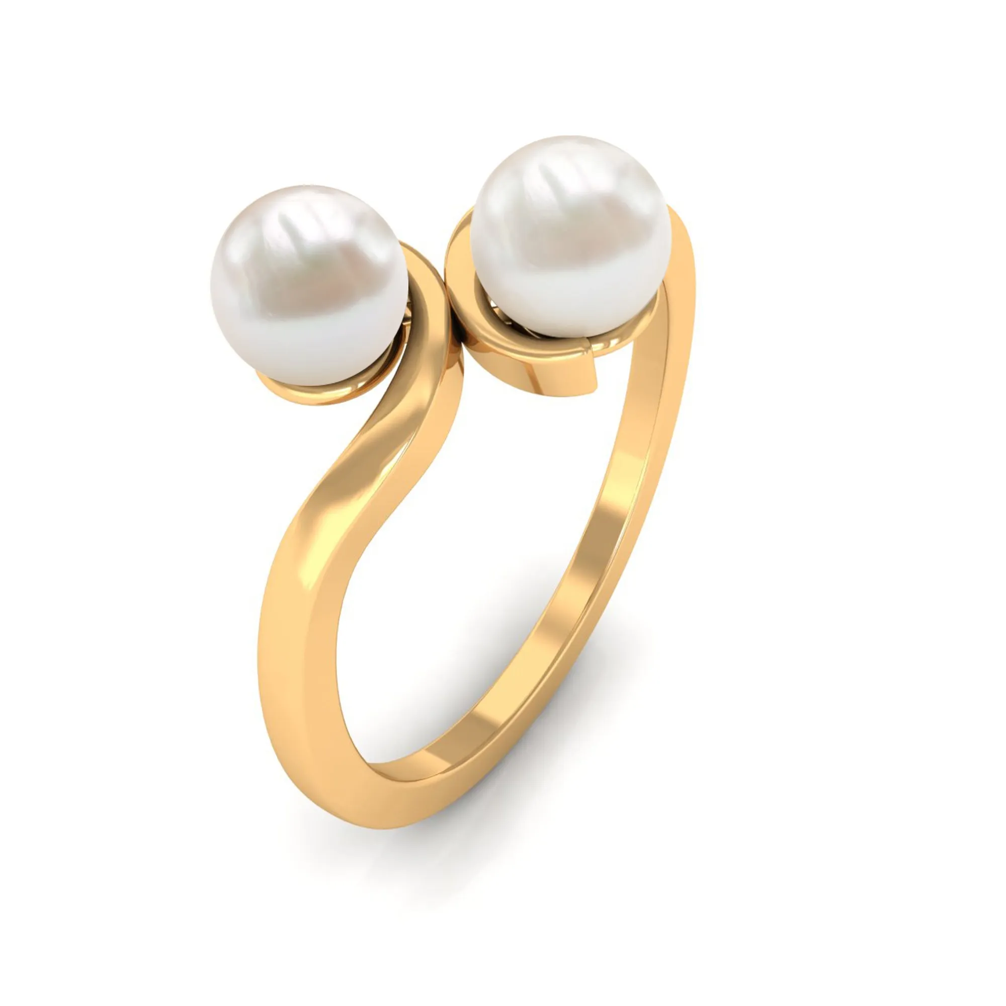 Toi Et Moi Freshwater Pearl Ring