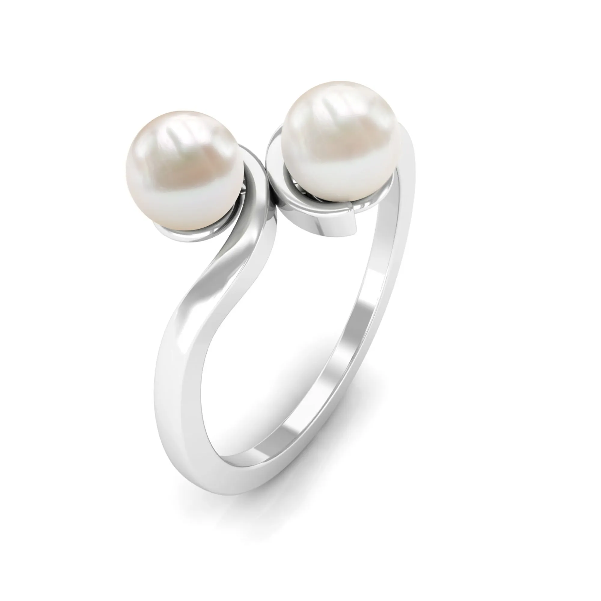 Toi Et Moi Freshwater Pearl Ring