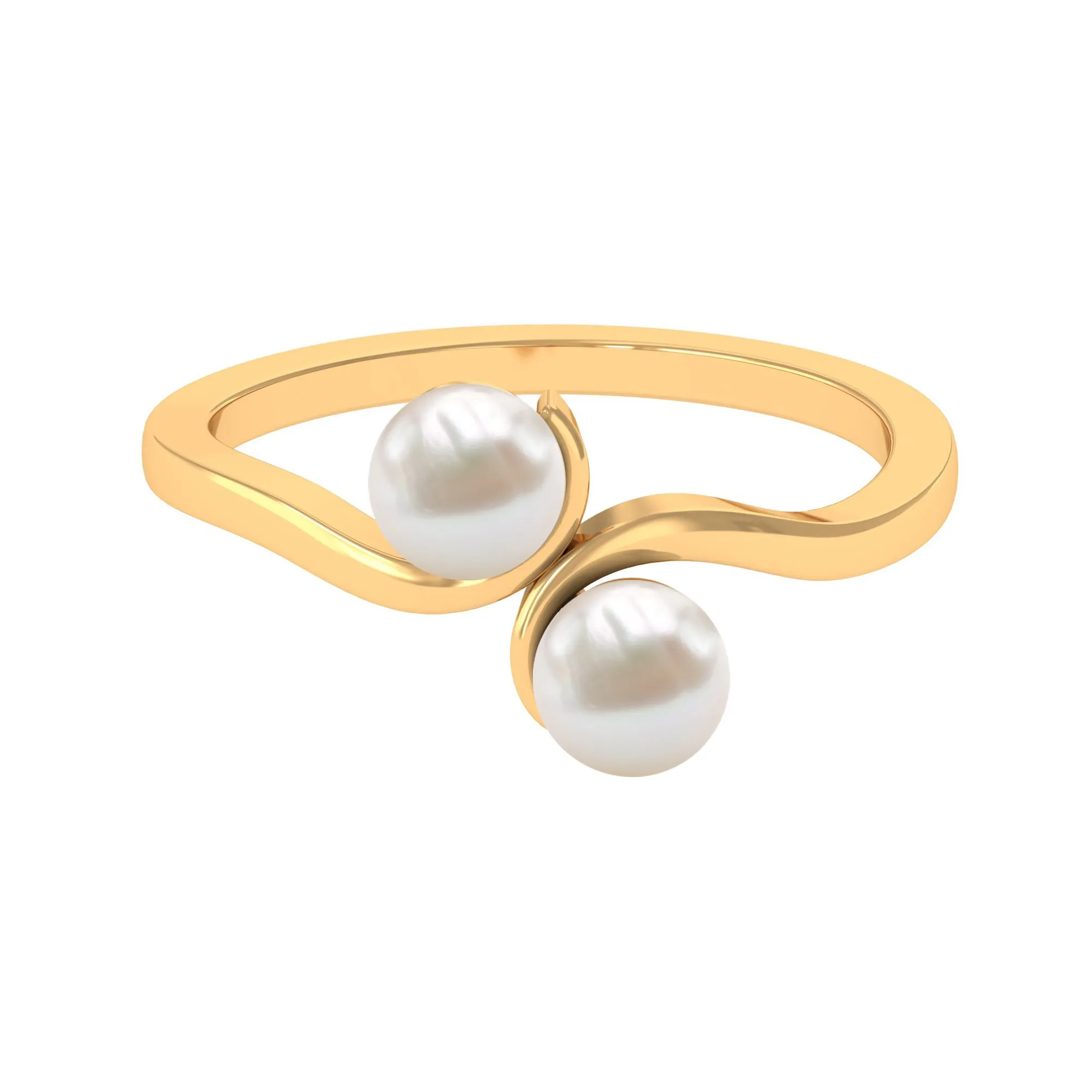 Toi Et Moi Freshwater Pearl Ring