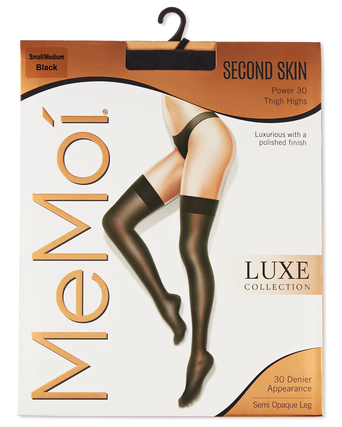 Women's Second Skin Semi-Opaque Thigh Highs