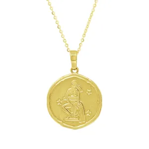 Written in the Stars Zodiac Gold Necklace